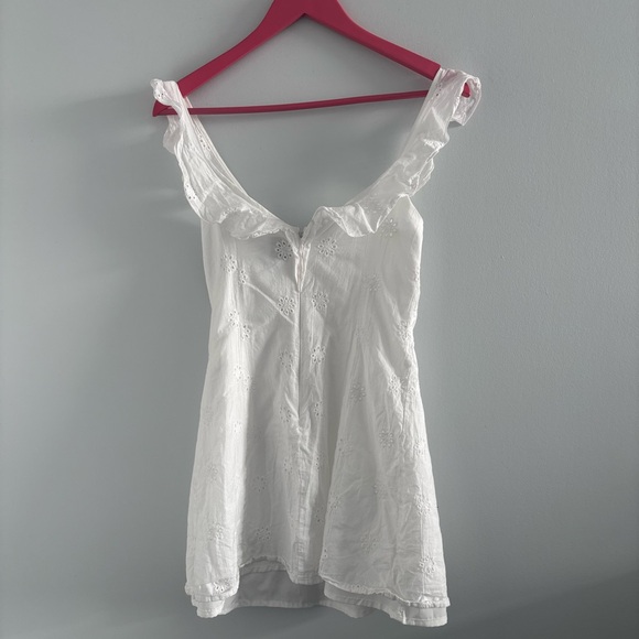 Princess Polly | White Eyelet Dress - Picture 3 of 4